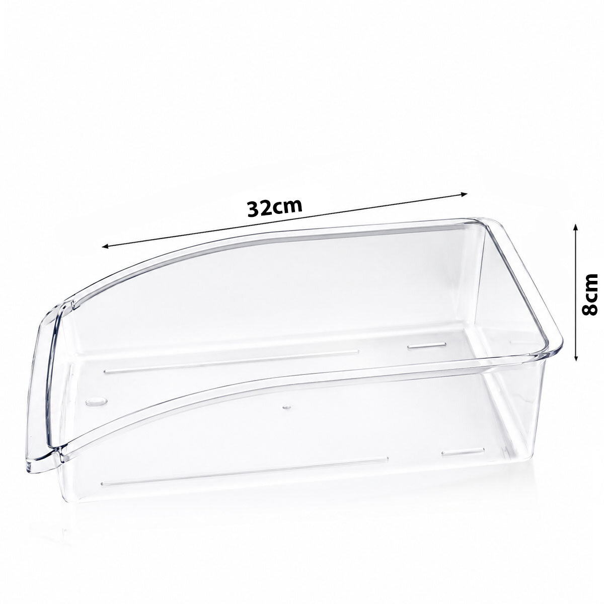URVE UR-3582 ( 32X8CM) ( ŞEFFAF ) ( DÜZENLEYİCİ ) PLASTİK MİKA MODÜLER ÇOK AMAÇLI ORGANİZER*24=K
