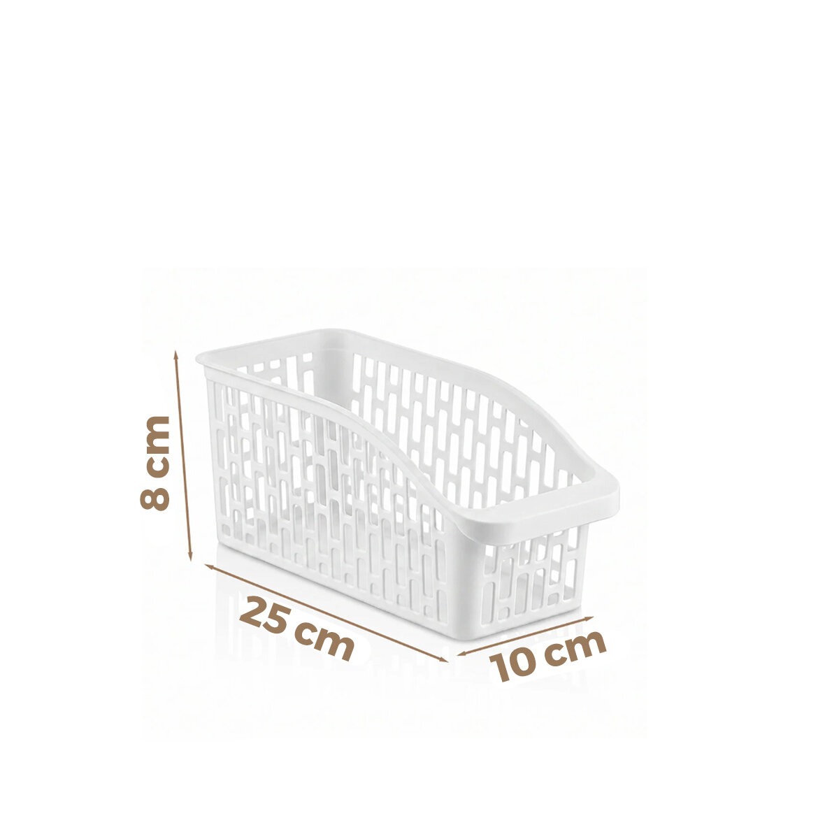 URVE UR-3561 ( 25X10X8CM ) ( BEYAZ ) ( MINI ) ( DÜZENLEYİCİ ) PLASTİK ÇOK AMAÇLI ORGANİZER*60=K