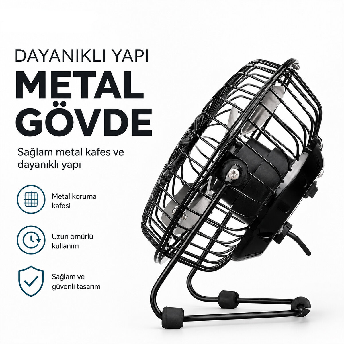 EVEREST EFN-482 ( USB ŞARJLI & METAL GÖVDE ) ( 14.5X7.5X15CM ) MİNİ MASAÜSTÜ FAN & VANTİLATÖR*24 EVEREST EFN-482 ( USB ŞARJLI & METAL GÖVDE ) ( 14.5X7.5X15CM ) MİNİ MASAÜSTÜ FAN & VANTİLATÖR*24