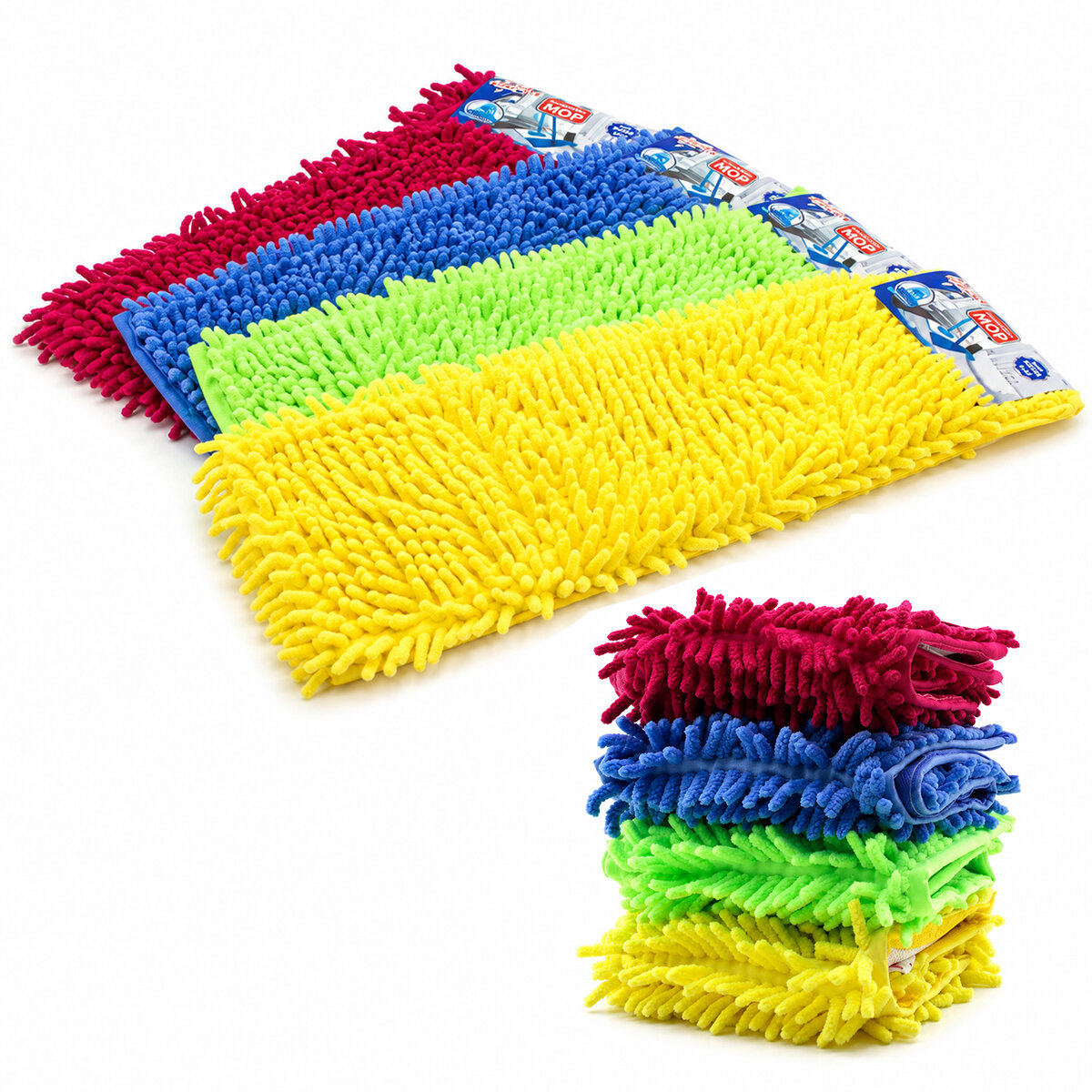 ENTEX VİPEX ( 50CM ) ( YEDEK ) MİKROFİBER RENKLİ ( MAKARNA ) MOP*12X15