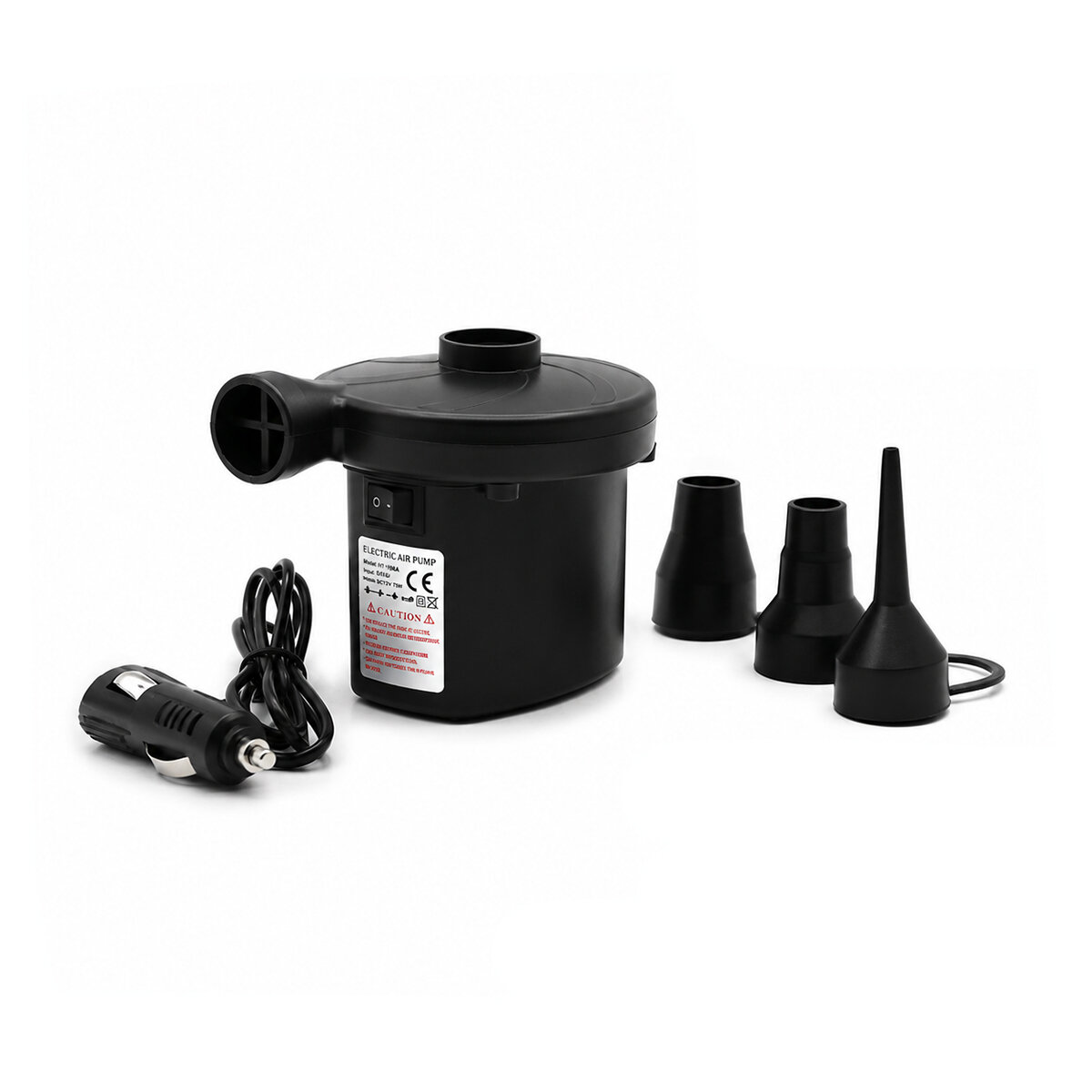 AC ELECTRİC HT-196A ÇAKMAKLIK FİŞLİ OTO & ARAÇ HAVA POMPA ( TAŞINABİLİR ) 230V*24