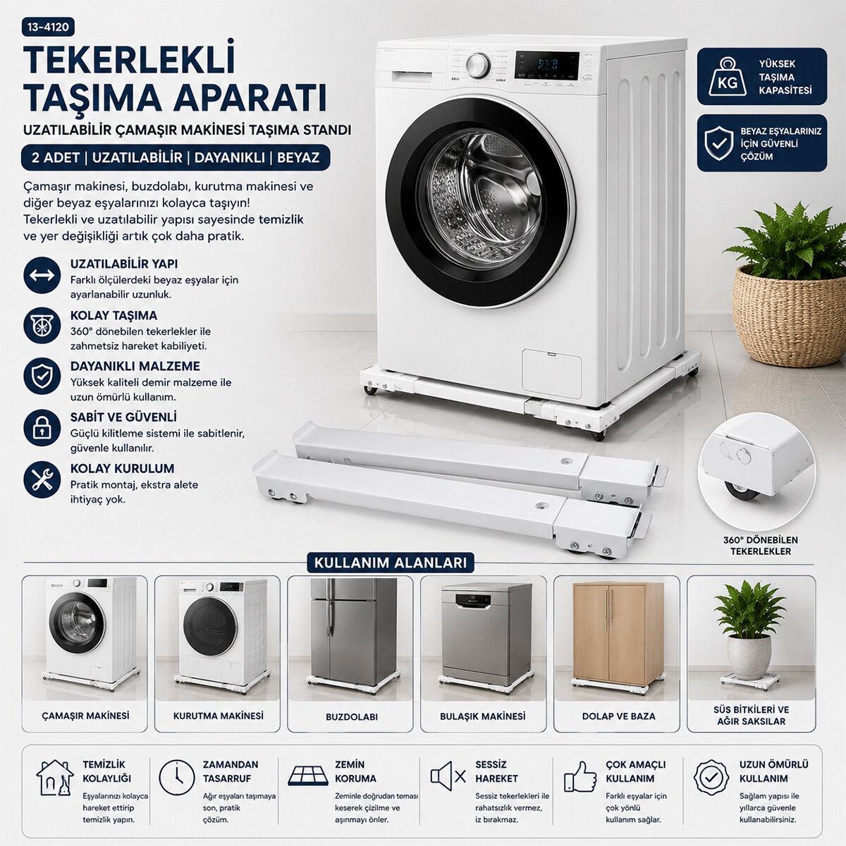 ENFA ENF-217 TEKERLEKLİ TAŞIMA APARATI ( MİNİ : 45CM MAXİ : 70CM ) ( MAX:300KG )*20 ENFA ENF-217 TEKERLEKLİ TAŞIMA APARATI ( MİNİ : 45CM MAXİ : 70CM ) ( MAX:300KG )*20