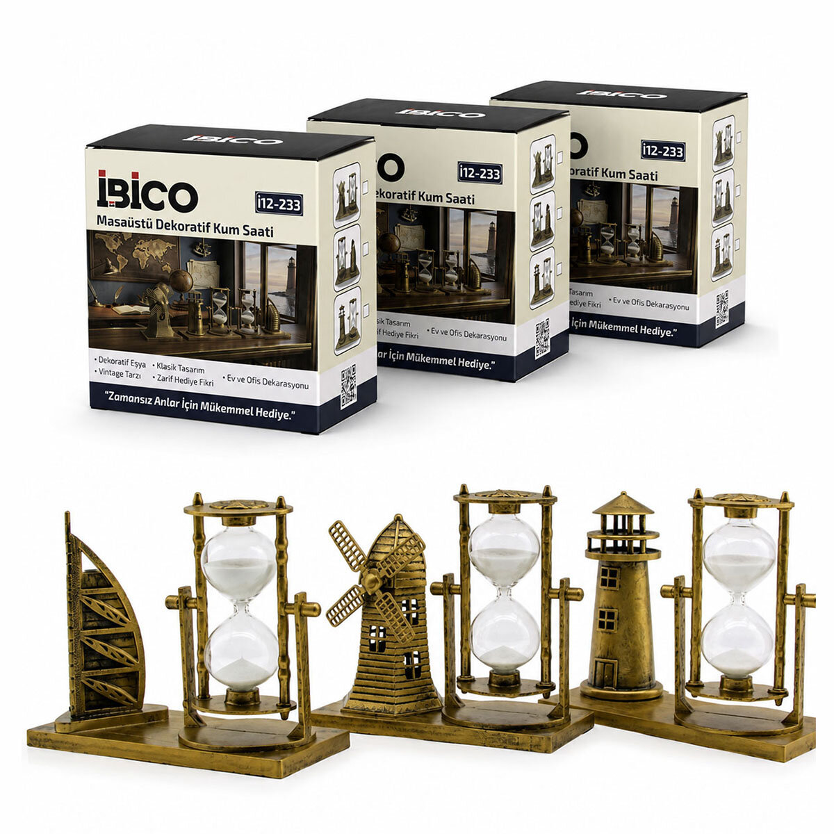İBİCO İ12-233 MASAÜSTÜ DEKORATİF KUM SAATİ PLASTİK & SÜS EŞYASI*60 İBİCO İ12-233 MASAÜSTÜ DEKORATİF KUM SAATİ PLASTİK & SÜS EŞYASI*60