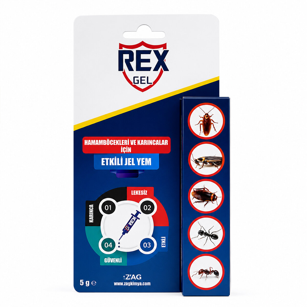 REX GEL ( JEL ) ŞIRINGA MODELİ ( HAMAMBÖCEĞİ & KARINCA ) 5GR.*24X1 REX GEL ( JEL ) ŞIRINGA MODELİ ( HAMAMBÖCEĞİ & KARINCA ) 5GR.*24X1