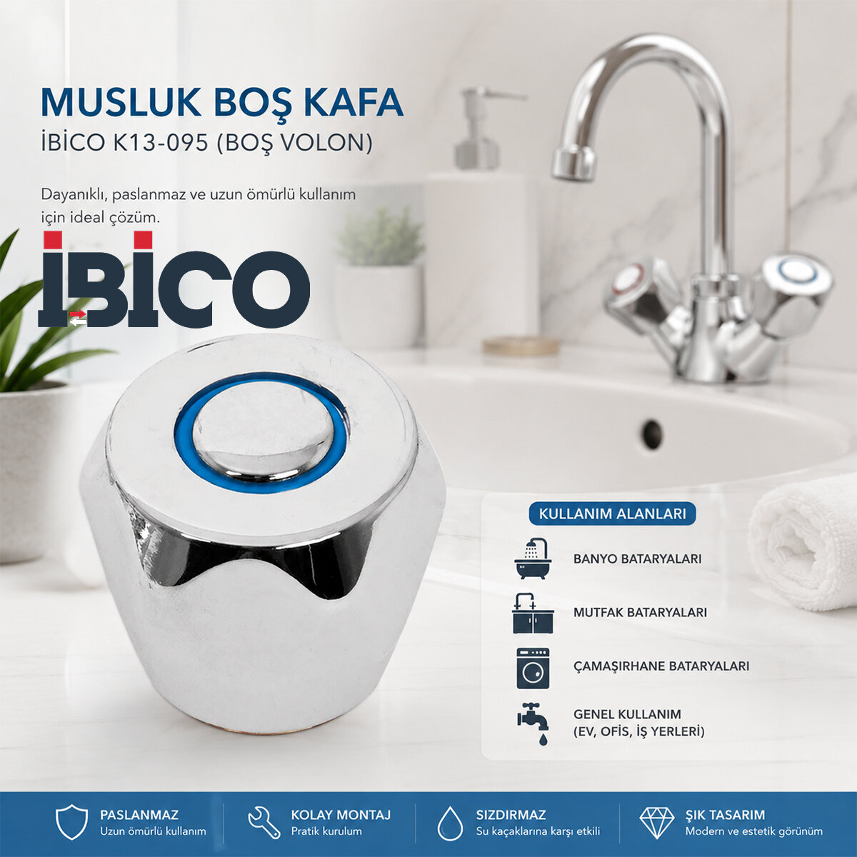 İBİCO K13-095 ( BOŞ VOLON ) MUSLUK BOŞ KAFA ACEM*16X15 İBİCO K13-095 ( BOŞ VOLON ) MUSLUK BOŞ KAFA ACEM*16X15