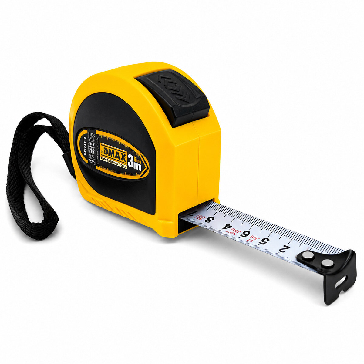 DMAX DMX-4776 ( 3MT X 16MM ) ( OTOMATİK ) ÇELİK ŞERİT METRE ( STOPLU )*12X12 DMAX DMX-4776 ( 3MT X 16MM ) ( OTOMATİK ) ÇELİK ŞERİT METRE ( STOPLU )*12X12