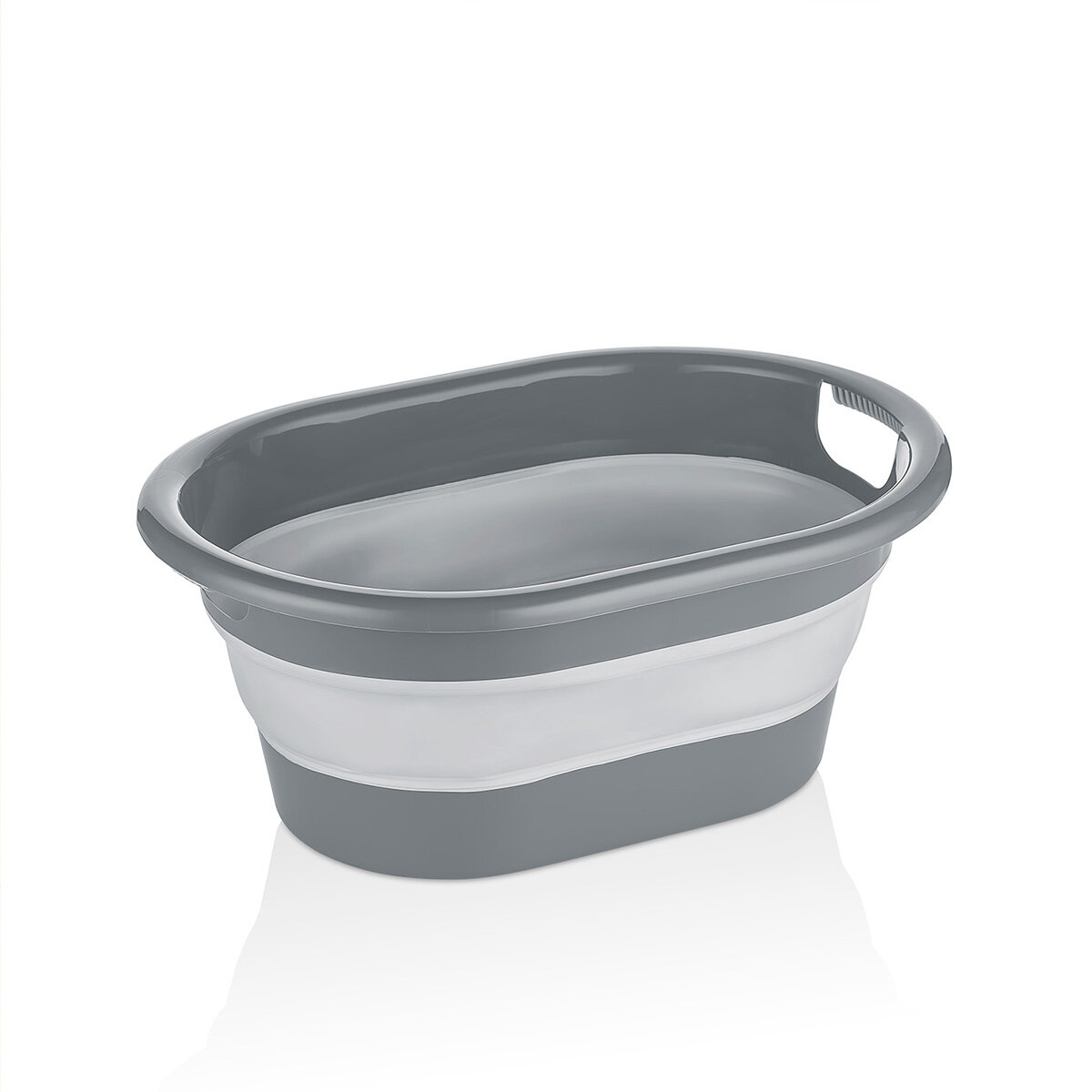 QLUX L-00959-2 ( NO-2 ) ( 18LT ) ( GRİ ) KATLANABİLİR SEPET*8=K