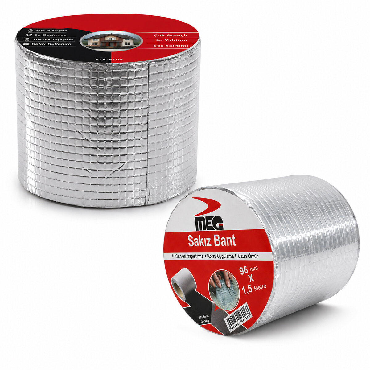 MEG GUM TAPE ( 96MMX1.5MT ) SU SIZDIRMAZ SAKIZ TAMİR BANTI ( BANDI )*48 MEG GUM TAPE ( 96MMX1.5MT ) SU SIZDIRMAZ SAKIZ TAMİR BANTI ( BANDI )*48