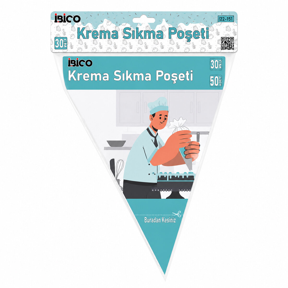İBİCO İ22-151 ( NAYLON ) ( 30CM ) ( 50PCS ) ( KREMA SIKMA ) ( POŞETİ ) TORBASI*200 İBİCO İ22-151 ( NAYLON ) ( 30CM ) ( 50PCS ) ( KREMA SIKMA ) ( POŞETİ ) TORBASI*200