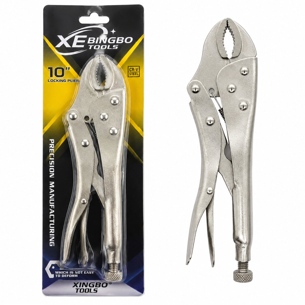 XB XINGBO TOOLS  ( 10" ) ( 250 MM ) ( KOMPLE METAL ) KİLİTLİ & AYARLI PENSE*60