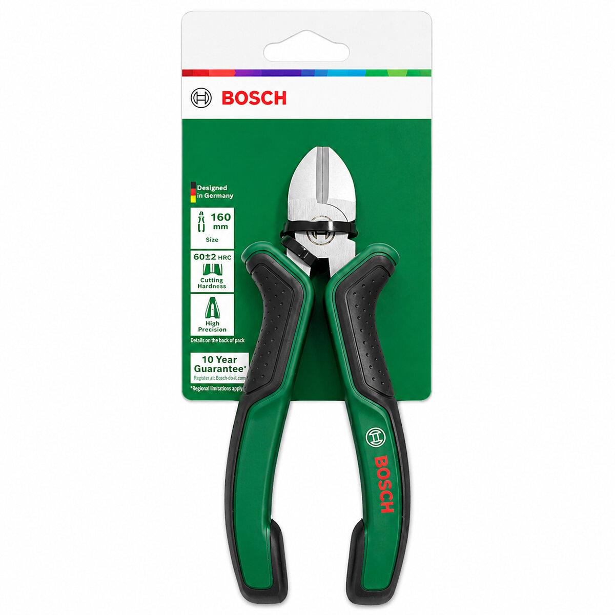 BOSCH-1 600 A03 2VE ( 624 ) ( 6" & 160MM ) YAN KESKİ ( LÜX ERGONOMİK SAPLI ) ( 60 ± KESME SERTLİK )*6X1