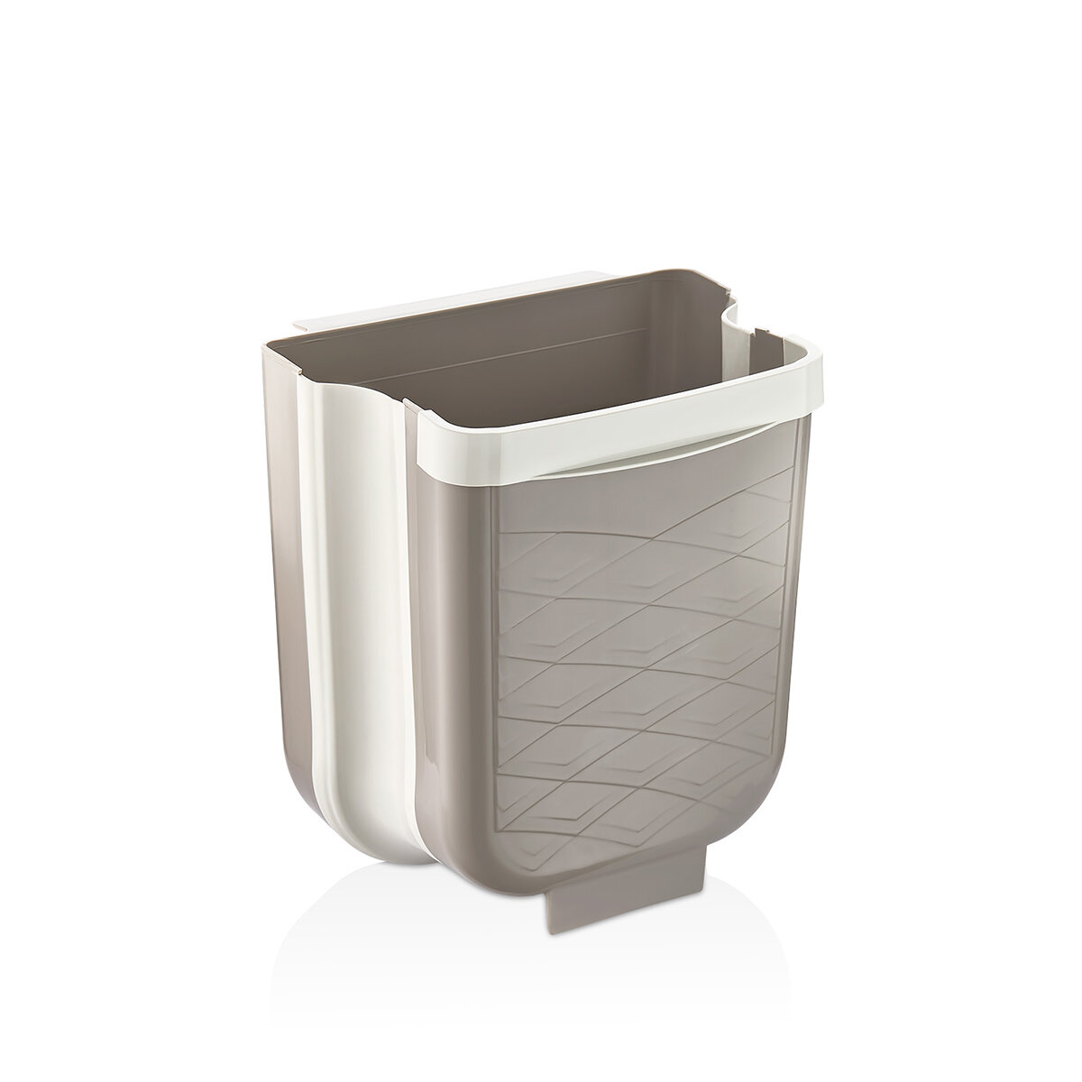 QLUX L-00869-3 ( BEJ ) KATLANABİLİR MUTFAK ÇÖP KOVASI ( 6LT )*8=K QLUX L-00869-3 ( BEJ ) KATLANABİLİR MUTFAK ÇÖP KOVASI ( 6LT )*8=K