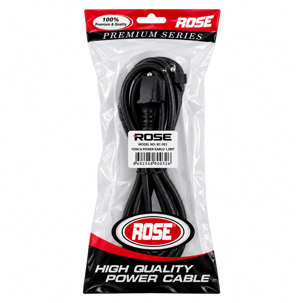 ROSE RC-901 ( 1.5MT ) POWER GÜÇ KABLOSU ERKEK YONCA*200 ROSE RC-901 ( 1.5MT ) POWER GÜÇ KABLOSU ERKEK YONCA*200