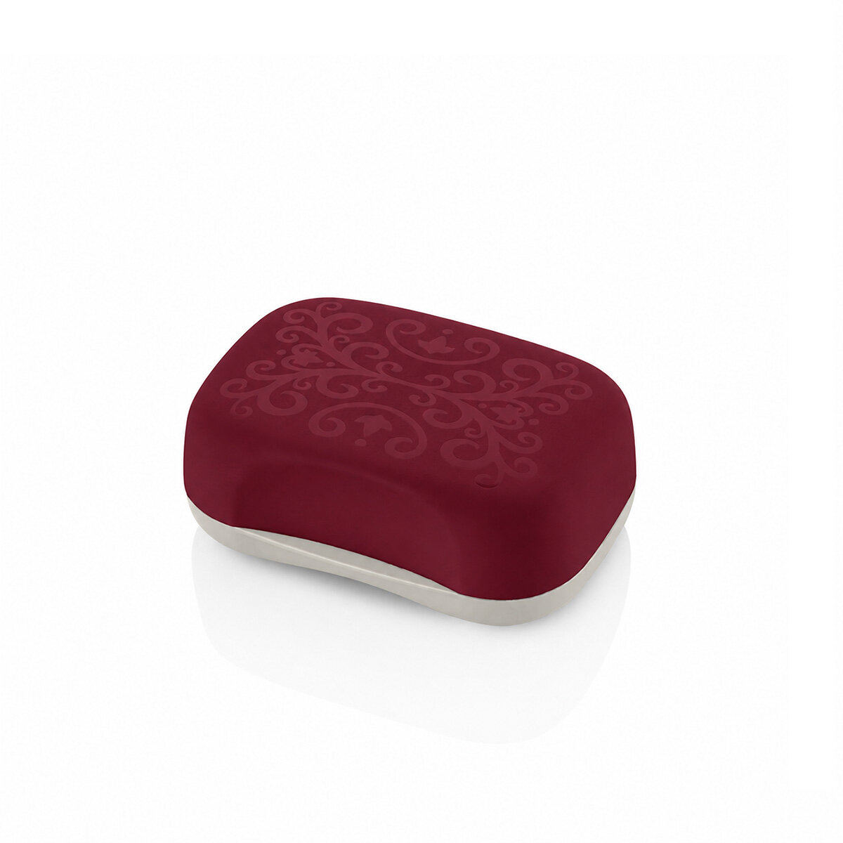 QLUX L-00147 AVANTAJ ( KATI ) SABUN KUTUSU PLASTİK ( DESENLİ & RENKLİ KAPAK )*36=K