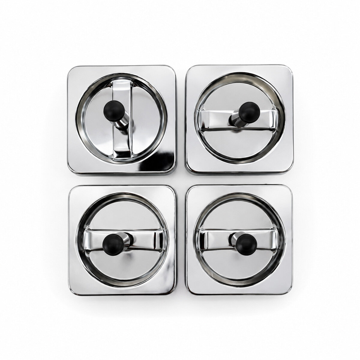 NEROX NRX-4347 ASHTRAY ( KARE & BASMALI ) METAL KÜLLÜK*12X8 NEROX NRX-4347 ASHTRAY ( KARE & BASMALI ) METAL KÜLLÜK*12X8