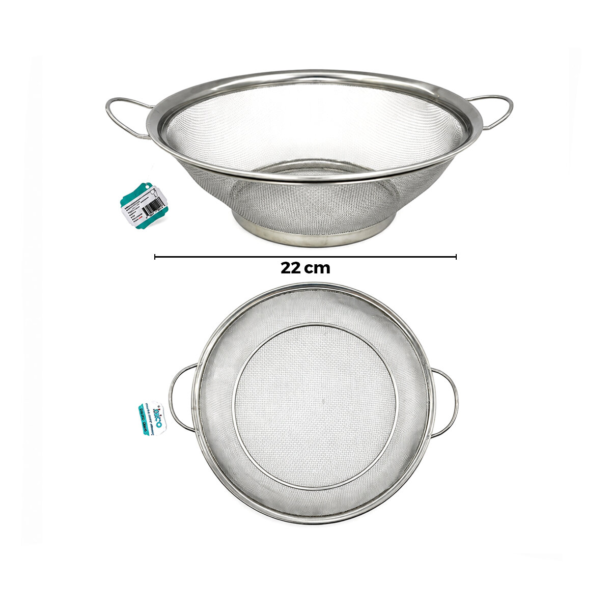 İBİCO İ22-415 ( 22CM ) ( METAL KULPLU ) TEL SEPET SÜZGEÇ*100 İBİCO İ22-415 ( 22CM ) ( METAL KULPLU ) TEL SEPET SÜZGEÇ*100