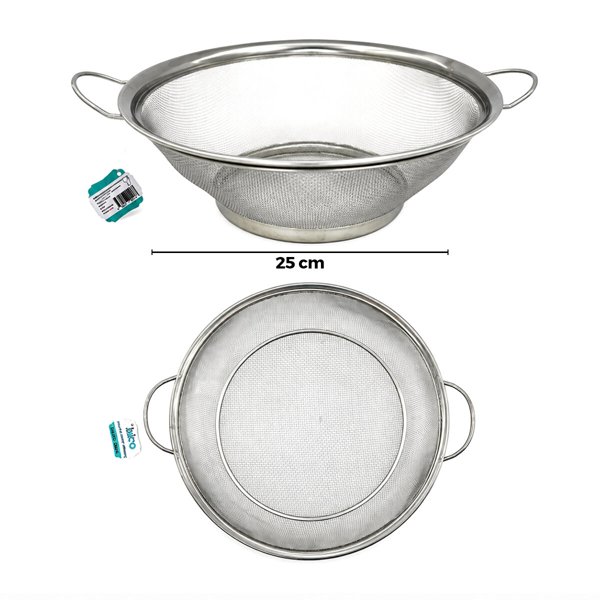 İBİCO İ22-416 ( 25CM ) ( METAL KULPLU ) TEL SEPET SÜZGEÇ*100 İBİCO İ22-416 ( 25CM ) ( METAL KULPLU ) TEL SEPET SÜZGEÇ*100