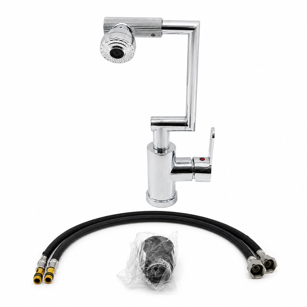 KINETEX KTX-3309 ( KROM & 1080° ) ÇOK FONKSİYONLU MUSLUK BATARYA*24