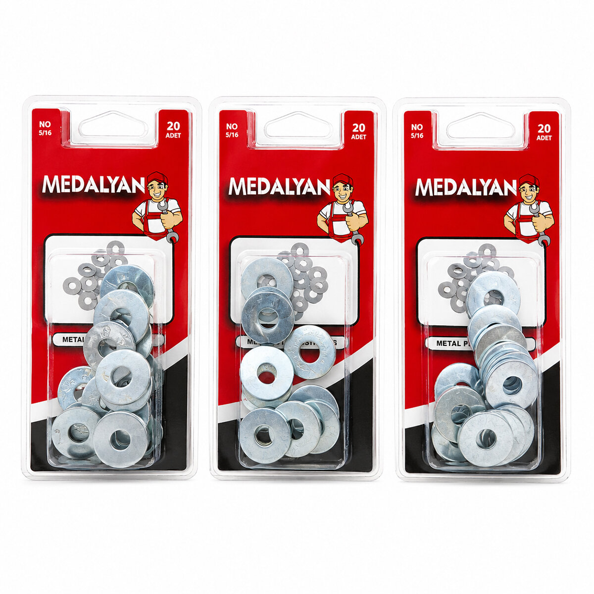 MEDALYAN DL-44 ( 5/16 ) ( 20PCS ) METAL PUL*12X12 MEDALYAN DL-44 ( 5/16 ) ( 20PCS ) METAL PUL*12X12
