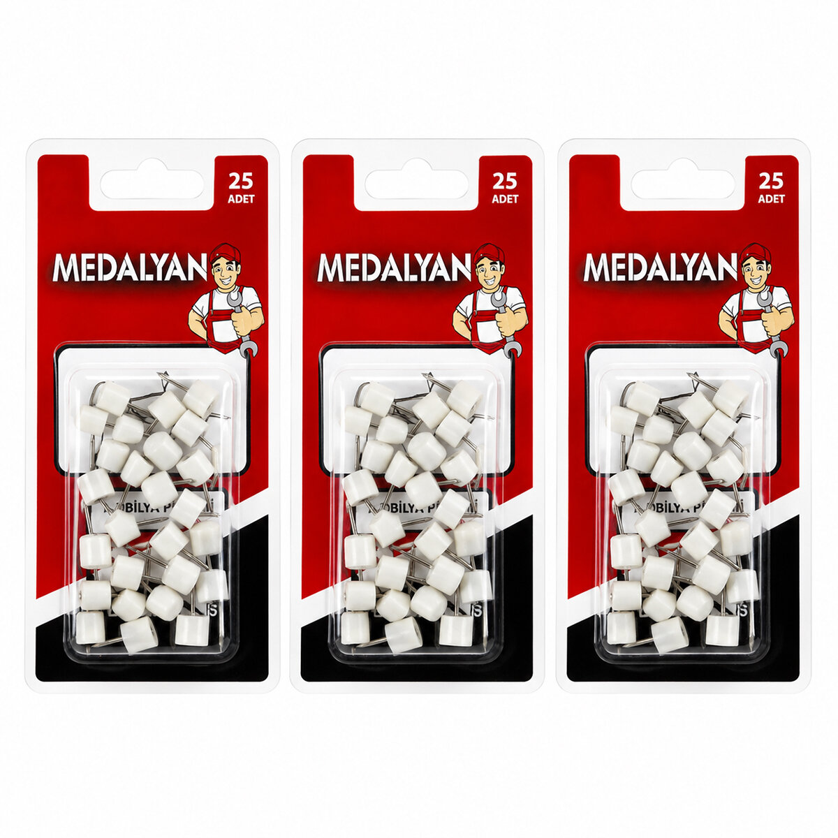 MEDALYAN DL-51 ( 25PCS ) ÇİVİLİ RAF PİMİ*12X12 MEDALYAN DL-51 ( 25PCS ) ÇİVİLİ RAF PİMİ*12X12