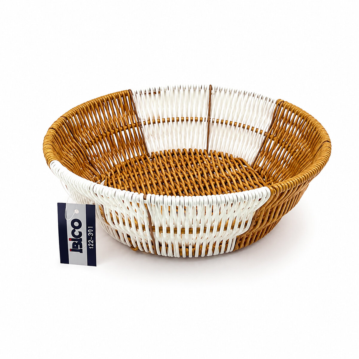 İBİCO İ22-391 ( YUVARLAK ) ( HASIR ) ( K.RENGİ & BEYAZ ) EKMEK SEPETİ 25CM*100 İBİCO İ22-391 ( YUVARLAK ) ( HASIR ) ( K.RENGİ & BEYAZ ) EKMEK SEPETİ 25CM*100