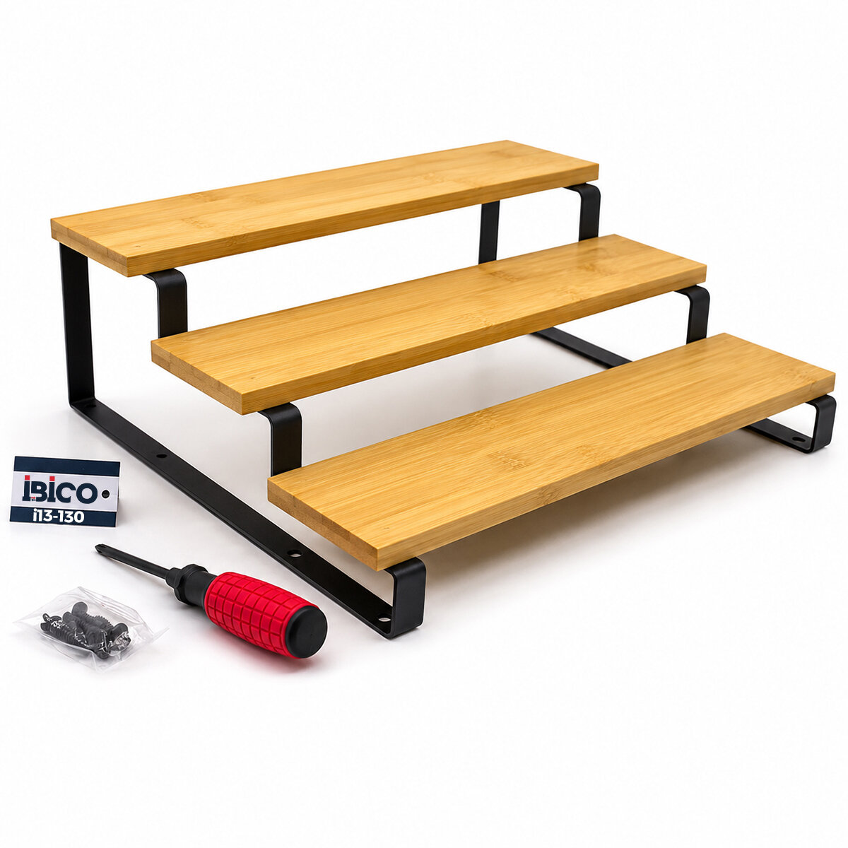 İBİCO İ13-130 ( 3 BASAMAKLI ) ( AHŞAP & BAMBU ) TEZGAH ÜSTÜ BAHARATLIK & DÜZENLEYİCİ STAND ( 29.5X23.5X10.5CM )*36 İBİCO İ13-130 ( 3 BASAMAKLI ) ( AHŞAP & BAMBU ) TEZGAH ÜSTÜ BAHARATLIK & DÜZENLEYİCİ STAND ( 29.5X23.5X10.5CM )*36
