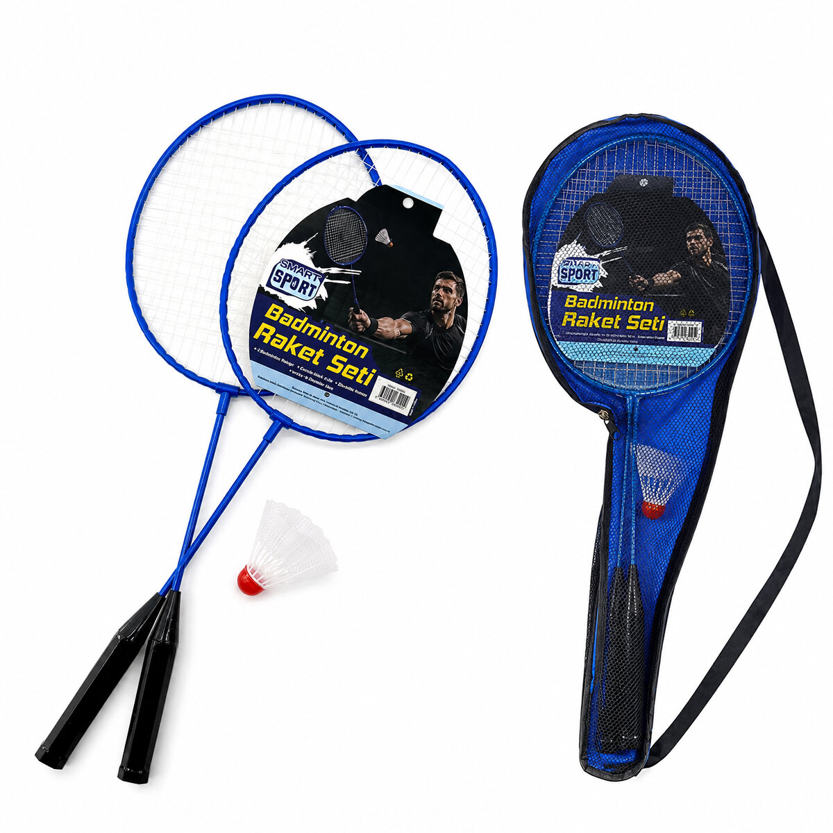 SMART SPORT K-0452 BADMİNTON ( 2PCS ) RAKET SETİ ÇANTALI*60 SMART SPORT K-0452 BADMİNTON ( 2PCS ) RAKET SETİ ÇANTALI*60