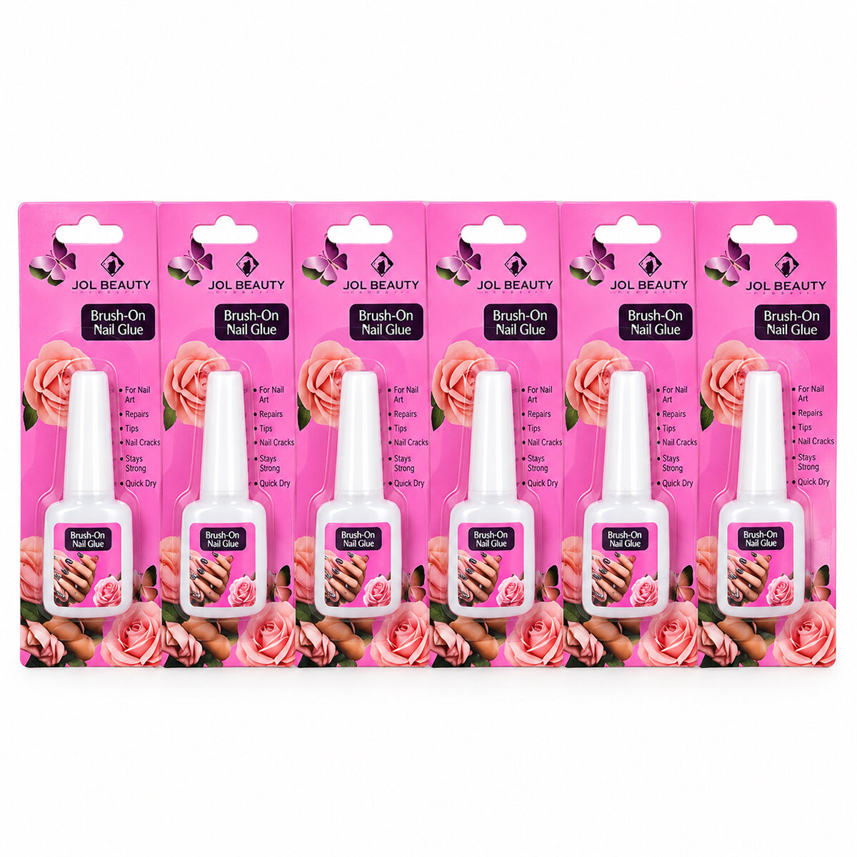 JOL BEAUTY JOL-580 TIRNAK YAPIŞTIRICISI ( 7GR ) ( BRUSH ON NAİL GLUE )*12X100