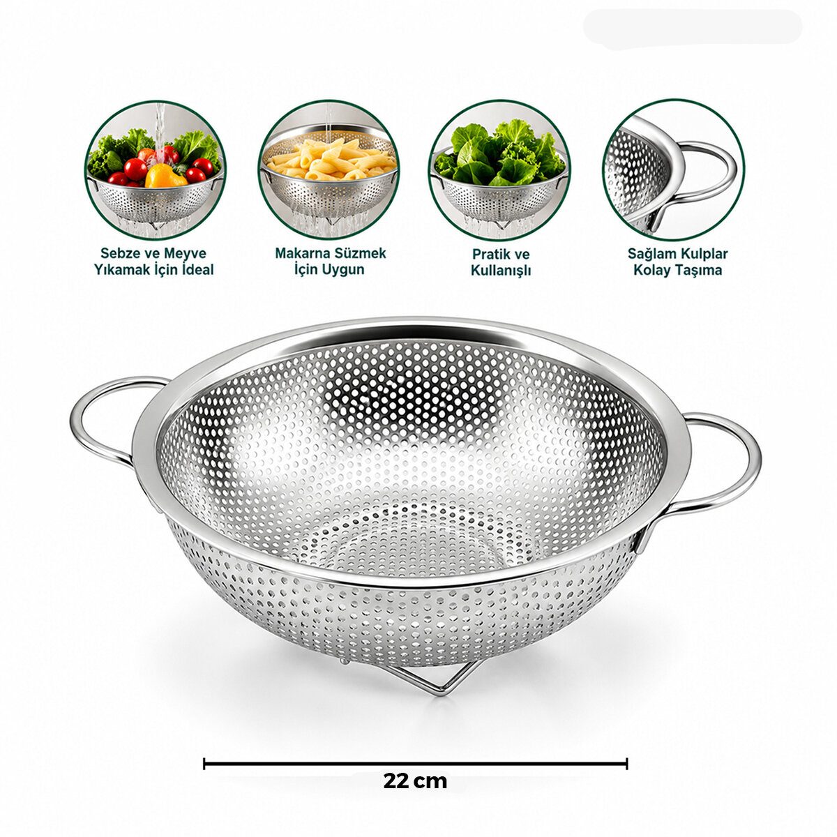 İBİCO İ22-306 ( 22CM ) ( METAL KULPLU ) ( ÇELİK SEPET ) SÜZGEÇ ( İNCE TEL AYAKLI )*50 İBİCO İ22-306 ( 22CM ) ( METAL KULPLU ) ( ÇELİK SEPET ) SÜZGEÇ ( İNCE TEL AYAKLI )*50