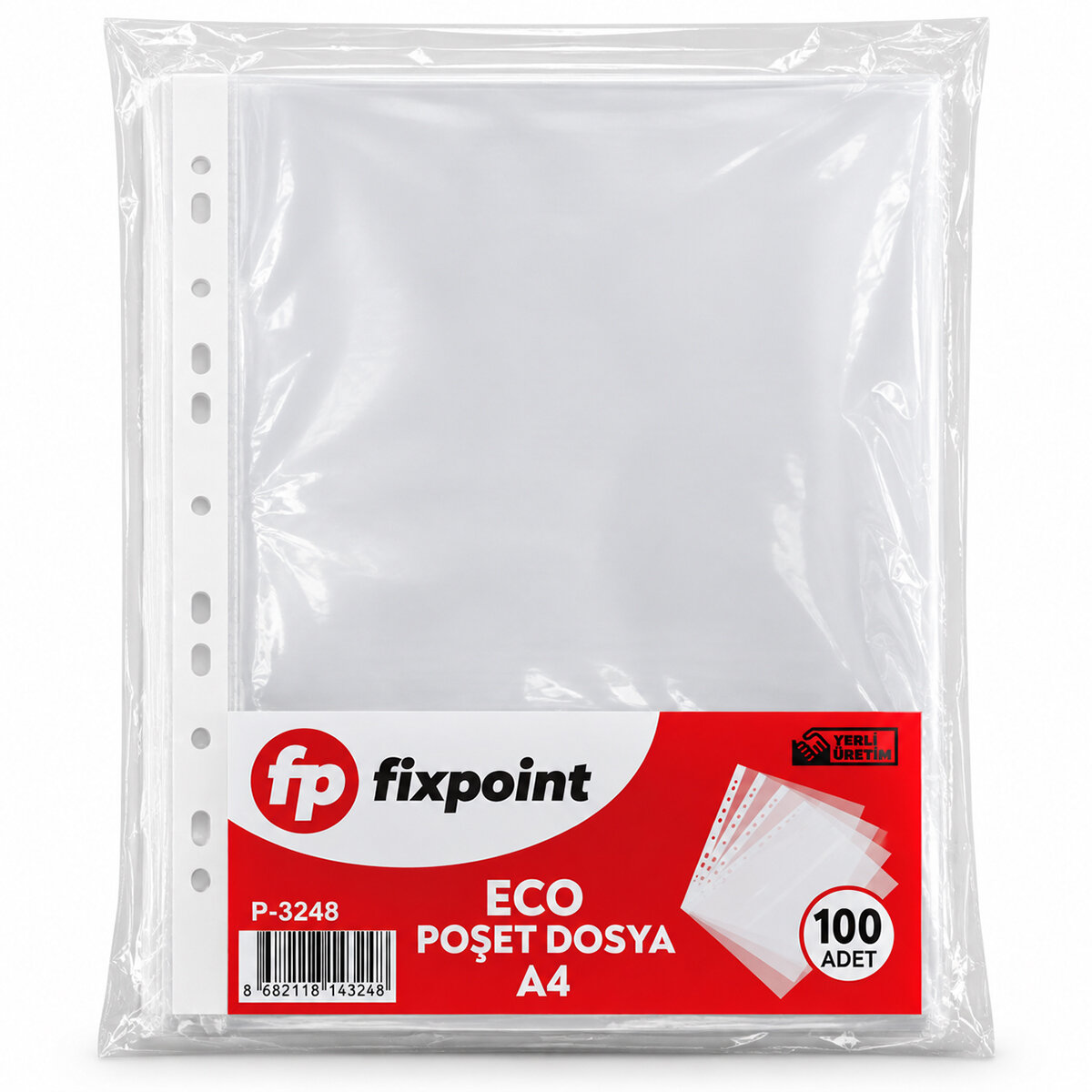 FİXPOİNT-3248 ( 100PCS ) A4 POŞET DOSYA*24