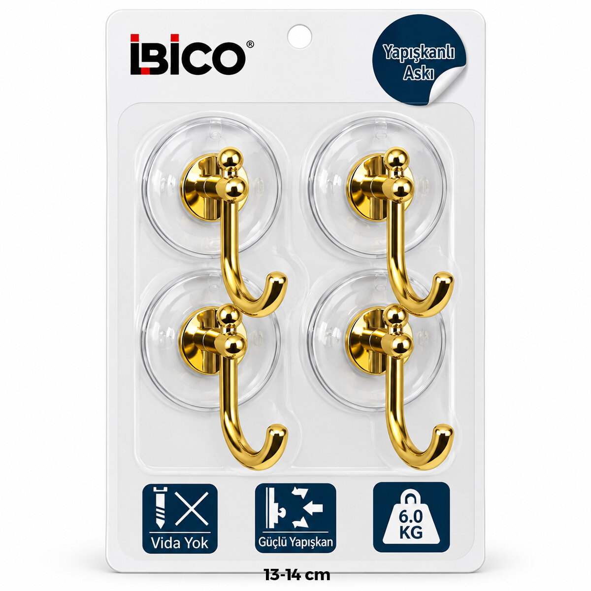 İBİCO İ17-016 ( 4PCS ) ( GOLD ) (KROM GÖRÜNÜM) PLASTİK ASKI ( YAPIŞKANLI MONTAJ=ŞEFFAF MİKA KRİSTAL PLAKA ) (6KG)*30X4 İBİCO İ17-016 ( 4PCS ) ( GOLD ) (KROM GÖRÜNÜM) PLASTİK ASKI ( YAPIŞKANLI MONTAJ=ŞEFFAF MİKA KRİSTAL PLAKA ) (6KG)*30X4