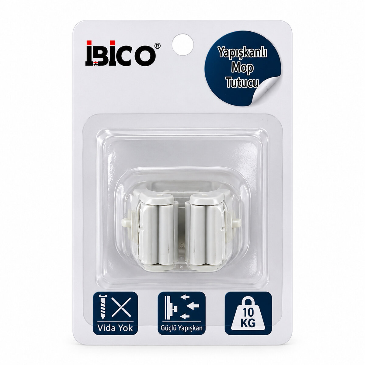 İBİCO İ13-068 ( PLASTİK ) ( MOP SAP TUTUCU & ASKI ) ( YAPIŞKANLI MONTAJ= ŞEFFAF PVC PLAKA ) (10KG. TAŞIMA)*12X15 İBİCO İ13-068 ( PLASTİK ) ( MOP SAP TUTUCU & ASKI ) ( YAPIŞKANLI MONTAJ= ŞEFFAF PVC PLAKA ) (10KG. TAŞIMA)*12X15