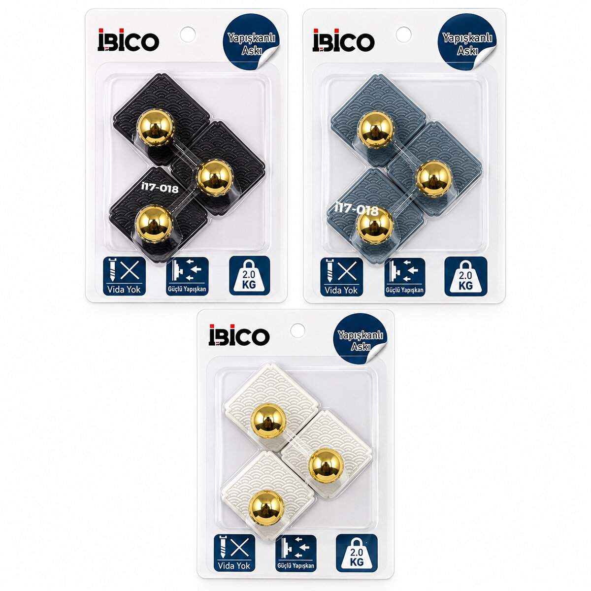 İBİCO İ17-019 ( 3PCS = TEKLİ ) ( GOLD UÇLU ) PLASTİK ASKI ( YAPIŞKANLI MONTAJ=RENKLİ MİKA KRİSTAL PLAKA ) (2KG)*12X14 İBİCO İ17-019 ( 3PCS = TEKLİ ) ( GOLD UÇLU ) PLASTİK ASKI ( YAPIŞKANLI MONTAJ=RENKLİ MİKA KRİSTAL PLAKA ) (2KG)*12X14