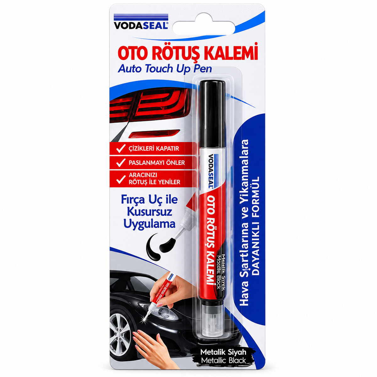 VODASEAL OTOMB ( METALİK SİYAH ) OTO RÖTUŞ KALEM ( FIRÇA UÇ ) ( 5ML )*12X1 VODASEAL OTOMB ( METALİK SİYAH ) OTO RÖTUŞ KALEM ( FIRÇA UÇ ) ( 5ML )*12X1