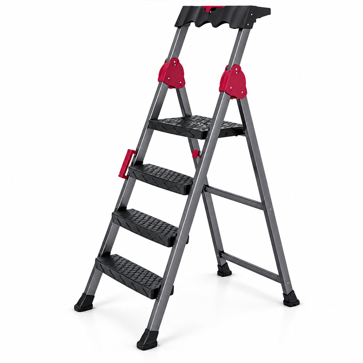 LORENZO MRD-103 ( 3+1 ) BASAMAKLI METAL MERDİVEN ( 150KG.TAŞIMA )*1