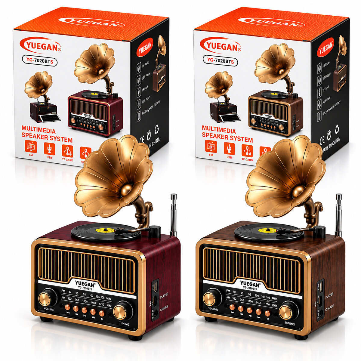 YUEGAN YG-7020BTS PL-4722 ( SOLAR & İBRELİ ) GRAMAFON RADYO & RETRO ( AM & FM & SW )( USB & TYPE-C SARJLI )( BT & TF & USB ) SPEAKER*18 YUEGAN YG-7020BTS PL-4722 ( SOLAR & İBRELİ ) GRAMAFON RADYO & RETRO ( AM & FM & SW )( USB & TYPE-C SARJLI )( BT & TF & USB ) SPEAKER*18
