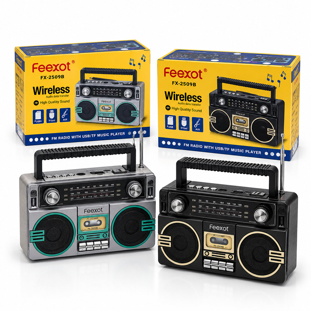 FEEXOT FX-2509B PL-4729 ( ŞARJLI & HOPARLÖR ) ( BLUETOOTH ) ( İBRELİ ) FM RADYO ( MP3 USB & TF PLAYER ) SPEAKER*36 FEEXOT FX-2509B PL-4729 ( ŞARJLI & HOPARLÖR ) ( BLUETOOTH ) ( İBRELİ ) FM RADYO ( MP3 USB & TF PLAYER ) SPEAKER*36