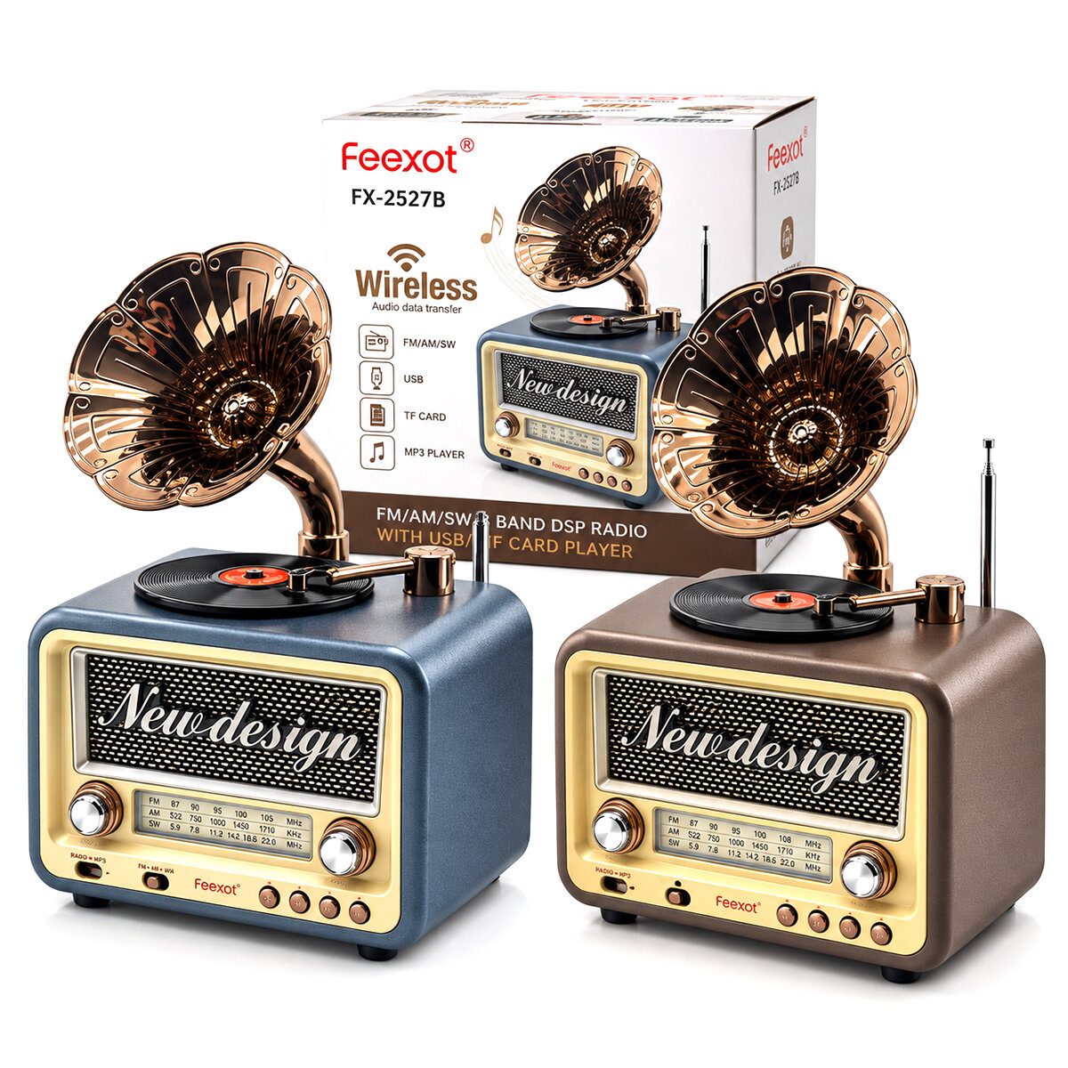 FEEXOT FX-2527B PL-4721 ( İBRELİ ) GRAMAFON RADYO & RETRO ( AM & FM & SW )( USB & TYPE-C SARJLI )( BT & TF & USB ) SPEAKER*12 FEEXOT FX-2527B PL-4721 ( İBRELİ ) GRAMAFON RADYO & RETRO ( AM & FM & SW )( USB & TYPE-C SARJLI )( BT & TF & USB ) SPEAKER*12