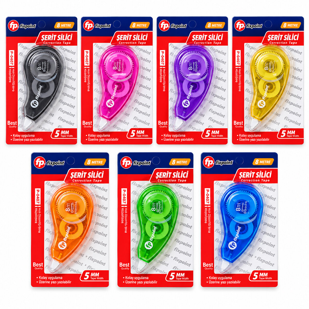 FİXPOİNT P-0407 ŞERİT SİLİCİ & DAKSİL ( 5MM X 8MT )*24X24