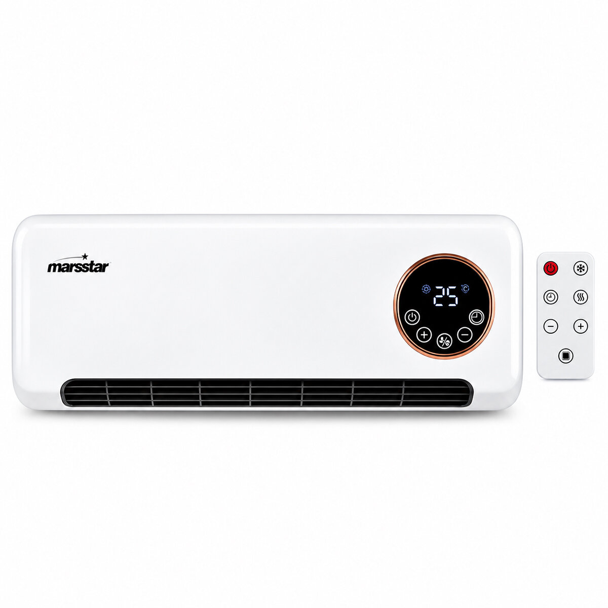 MARSSTAR MS-210 MS-400 ( KUMANDALI ) DUVAR TİPİ FANLI ISITICI (SOĞUK & SICAK) (LED KONTROL EKRANI) (2000W)*6 MARSSTAR MS-210 MS-400 ( KUMANDALI ) DUVAR TİPİ FANLI ISITICI (SOĞUK & SICAK) (LED KONTROL EKRANI) (2000W)*6