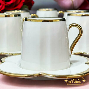 Lavin Kahve Fincan Takımı 12 Parça Porselen Aster LVN40365 0365 ...