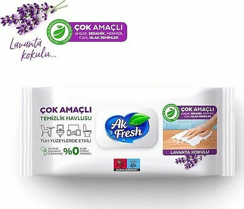 Ak Fresh Yüzey Temizlik Islak Mendili AF-01