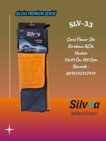 Silvia Coral Flower Oto Cila Bezi 50 x 70 cm SLV-33