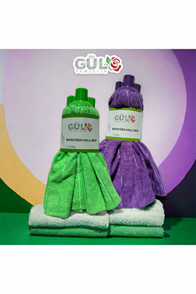 Mikrofiber Jumbo Mop Gül