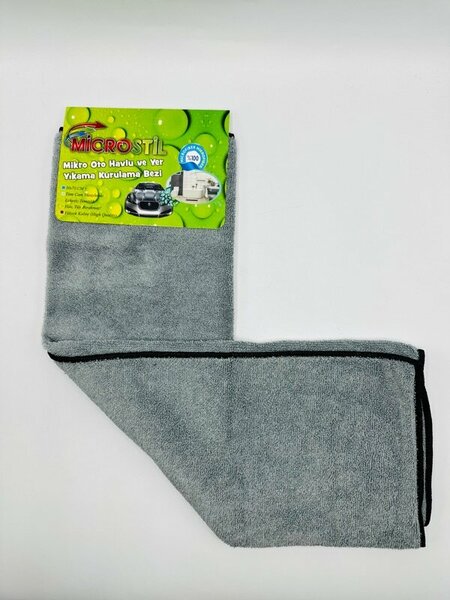 Microvip Mikrofiber Temizlik Bezi Gri 50 x 70 cm HT-14