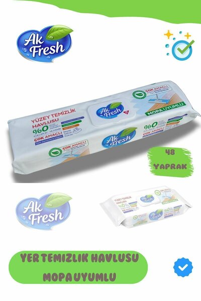 Ak Fresh Mopa Uyumlu Islak Mendil AF-02