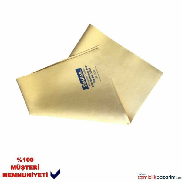 Simpak Mikro Güderi Oto Yıkama Bezi Krem 50 x 60 cm PLK-3258