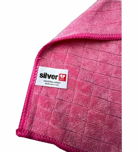 Silver Kareli Mikrofiber Bez 50 x 70 cm SİLVER-785