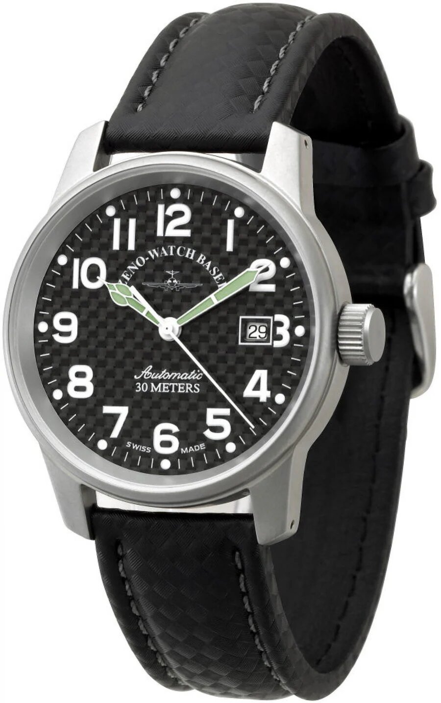 ZENO-WATCH BASEL CLASSIC CARBON AUTOMATIC KOL SAATİ | ZENO-WATCH
