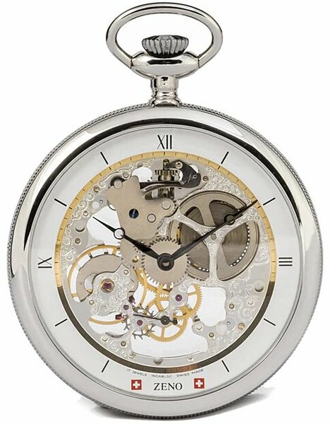 健心 ZENO-WATCH BASEL POCKET WATCH LEPINE XL SKELETON KOL SAATİ | ZENO